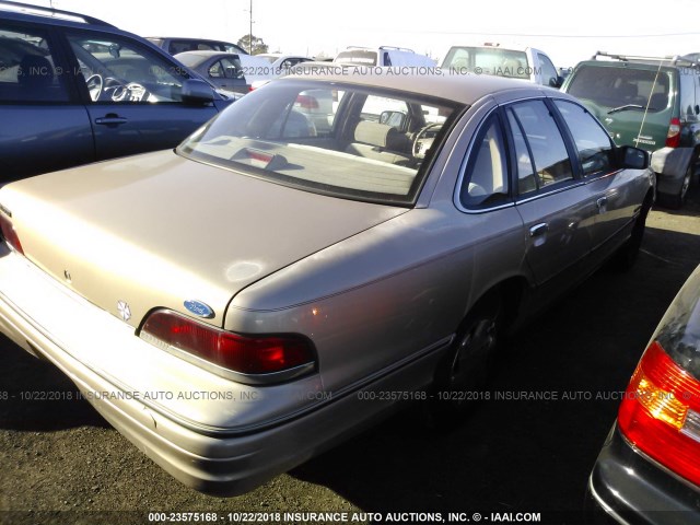 2FACP73W6NX207878 - 1992 FORD CROWN VICTORIA  GOLD photo 4