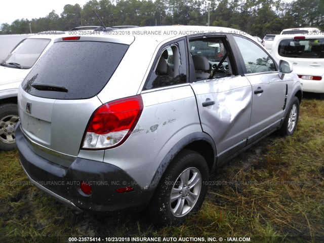 3GSCL33P89S568490 - 2009 SATURN VUE XE SILVER photo 4
