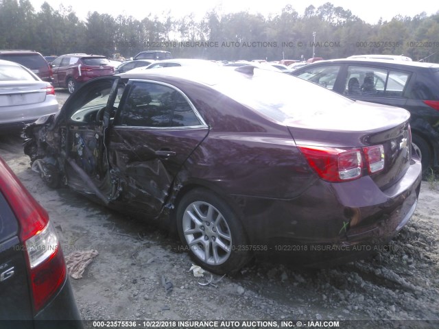 1G11C5SL4FF143709 - 2015 CHEVROLET MALIBU 1LT 勃艮第红 照片 3