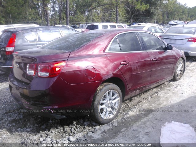 1G11C5SL4FF143709 - 2015 CHEVROLET MALIBU 1LT 勃艮第红 照片 4