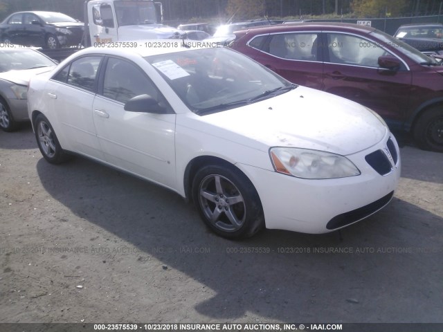 1G2ZG57N484151269 - 2008 PONTIAC G6 SE WHITE photo 1