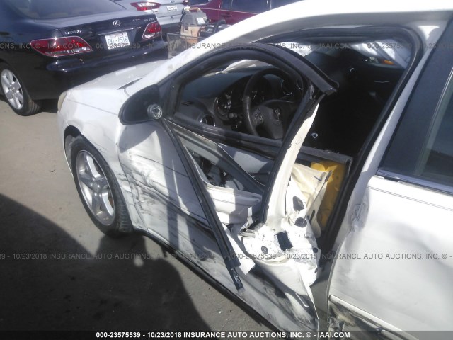 1G2ZG57N484151269 - 2008 PONTIAC G6 SE WHITE photo 6