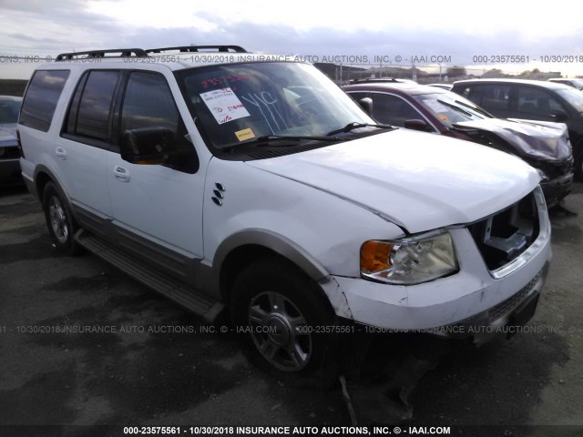 1FMFU17525LA22945 - 2005 FORD EXPEDITION EDDIE BAUER WHITE photo 1