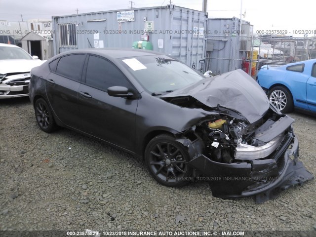 1C3CDFBB7FD403546 - 2015 DODGE DART SXT GRAY photo 1