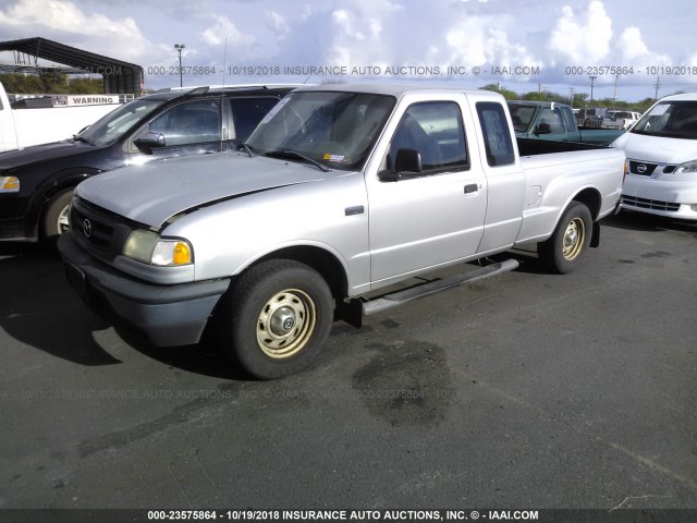 4F4YR46UX5PM02222 - 2005 MAZDA B3000 CAB PLUS SILVER photo 2