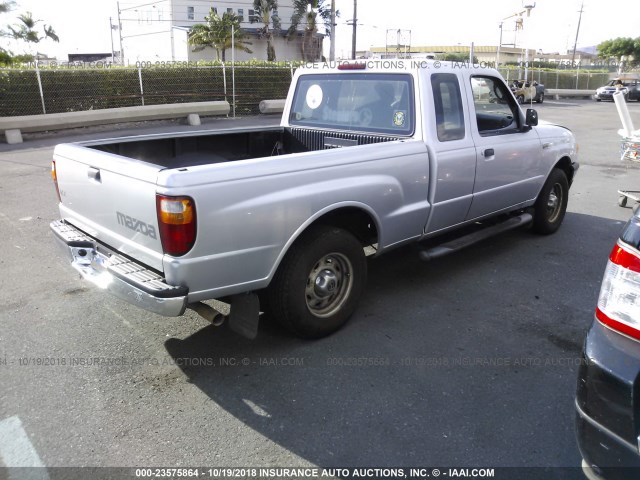 4F4YR46UX5PM02222 - 2005 MAZDA B3000 CAB PLUS SILVER photo 4