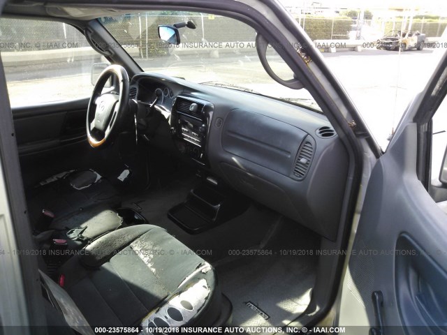 4F4YR46UX5PM02222 - 2005 MAZDA B3000 CAB PLUS SILVER photo 5