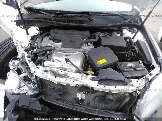4T1BF1FK7FU492433 - 2015 TOYOTA CAMRY LE/XLE/SE/XSE WHITE photo 10