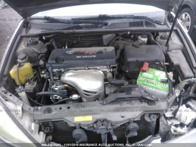 JTDBE32K140265350 - 2004 TOYOTA CAMRY LE/XLE 灰色 照片 10