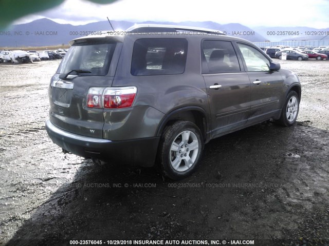 1GKEV13D09J106858 - 2009 GMC ACADIA SLE BROWN photo 4