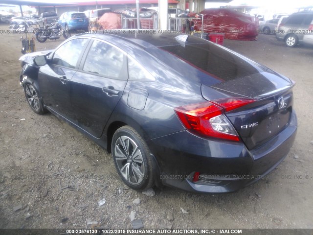 19XFC1F75GE009905 - 2016 HONDA CIVIC EXL BLUE photo 3