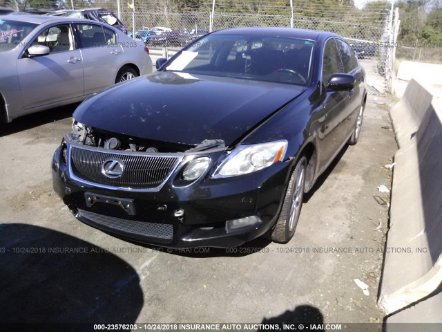 JTHCH96S260016436 - 2006 LEXUS GS GENERATION 200 300 BLACK photo 2