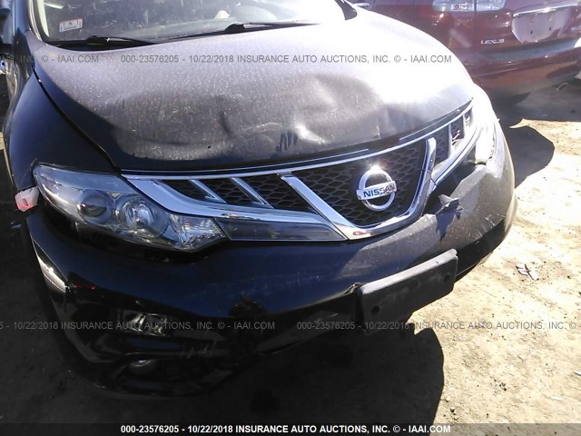 JN8AZ1MW7EW501488 - 2014 NISSAN Murano S/SL/SV/LE BLACK photo 6