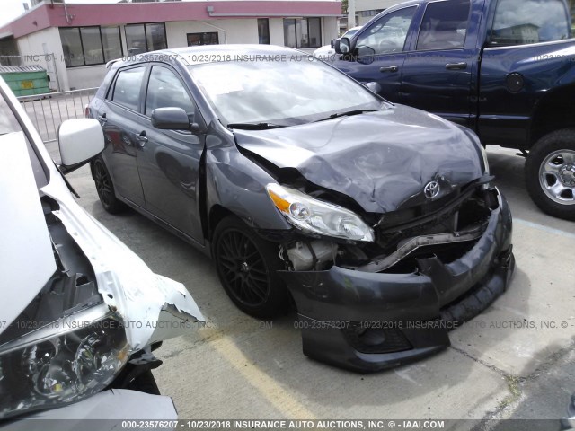 2T1ME4EE8AC006330 - 2010 TOYOTA COROLLA MATRIX XRS GRAY photo 1
