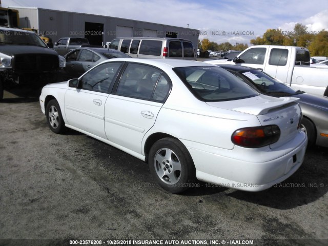 1G1NE52J83M738452 - 2003 CHEVROLET MALIBU LS WHITE photo 3