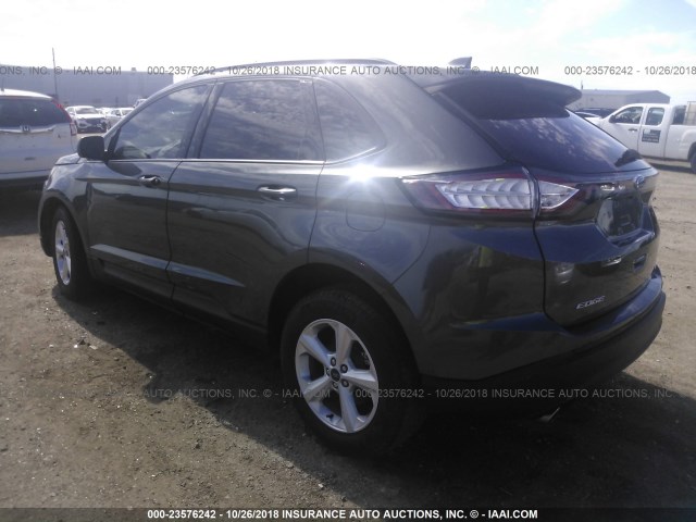 2FMPK3G93HBC63328 - 2017 FORD EDGE SE GRAY photo 3