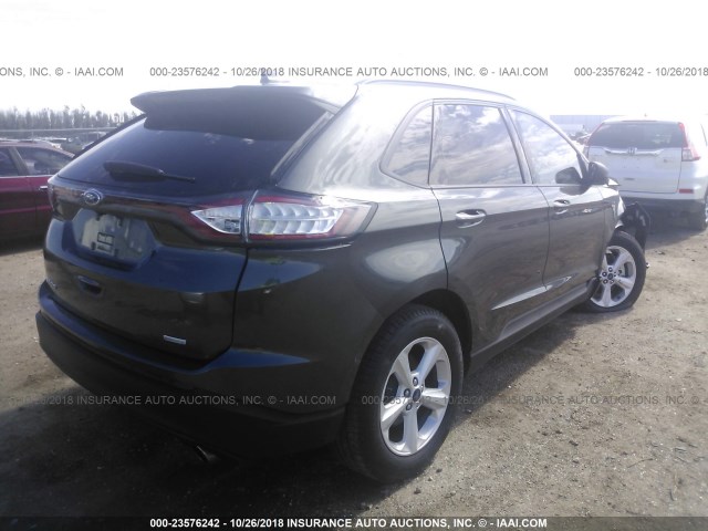 2FMPK3G93HBC63328 - 2017 FORD EDGE SE GRAY photo 4