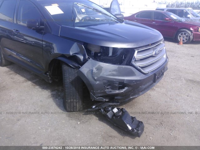 2FMPK3G93HBC63328 - 2017 FORD EDGE SE GRAY photo 6