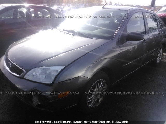 1FAFP34N87W322220 - 2007 FORD FOCUS ZX4/S/SE/SES GRAY photo 6