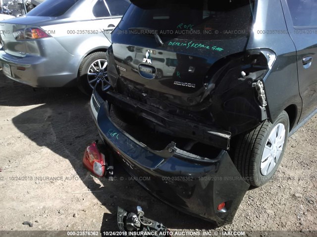 ML32A3HJ8EH007441 - 2014 MITSUBISHI MIRAGE DE GRAY photo 6