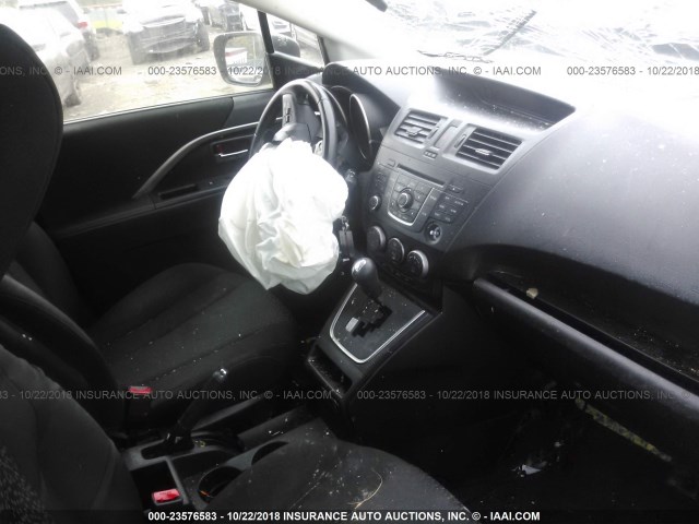 JM1CW2CL1C0135294 - 2012 MAZDA 5 SILVER photo 5