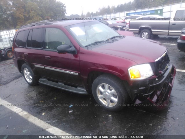 1GKDS13S632204216 - 2003 GMC ENVOY BURGUNDY photo 1