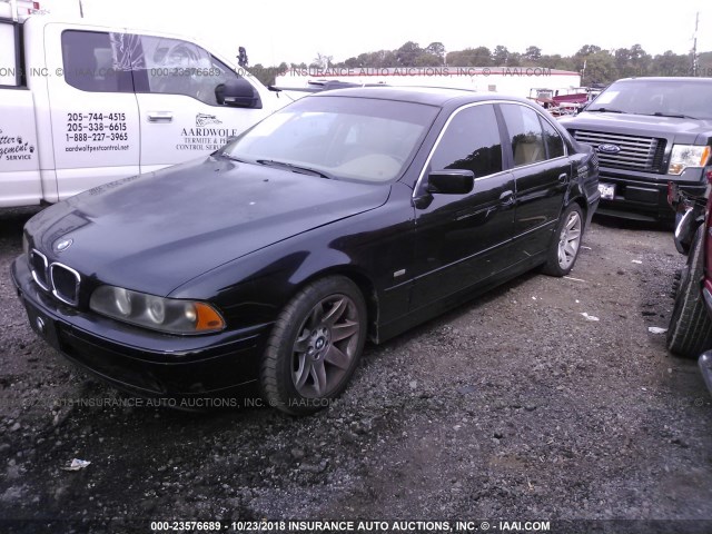 WBADT43433G029449 - 2003 BMW 525 I AUTOMATIC BLACK photo 2