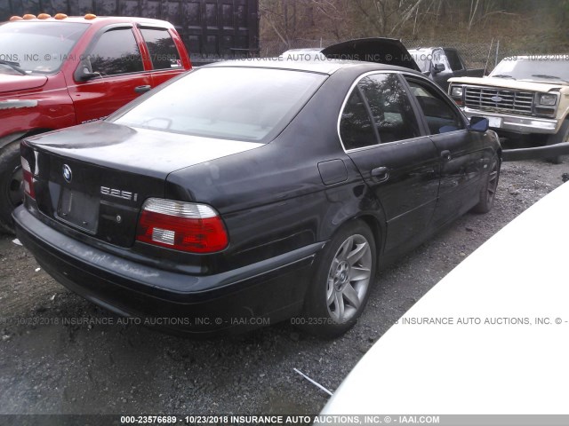 WBADT43433G029449 - 2003 BMW 525 I AUTOMATIC BLACK photo 4