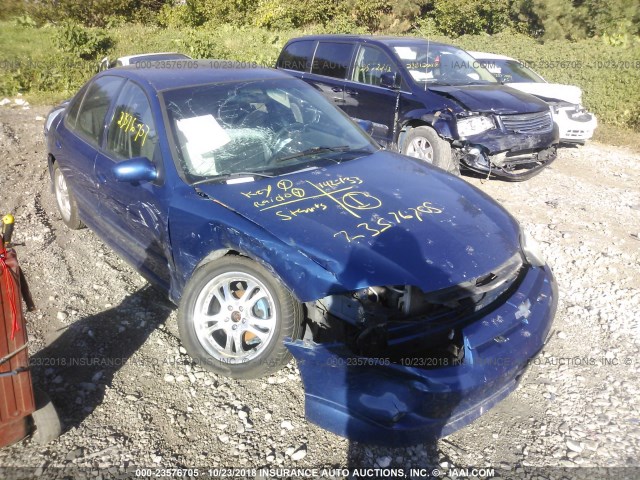 1G1JH52F837186256 - 2003 CHEVROLET CAVALIER LS SPORT BLUE photo 1