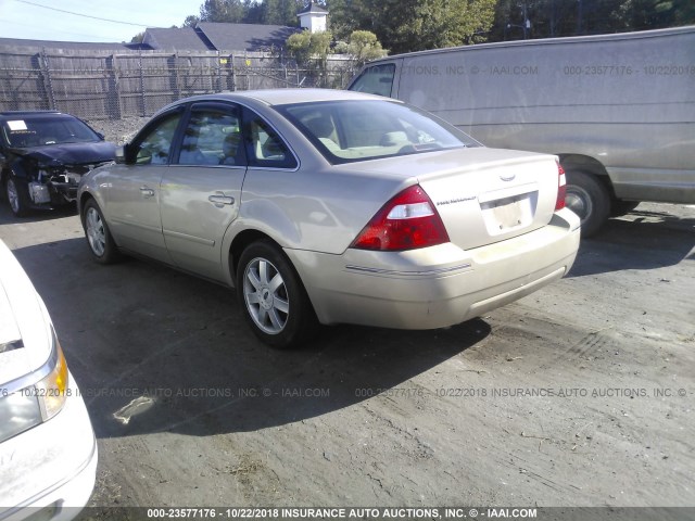 1FAHP23186G140172 - 2006 FORD FIVE HUNDRED SE SILVER photo 3