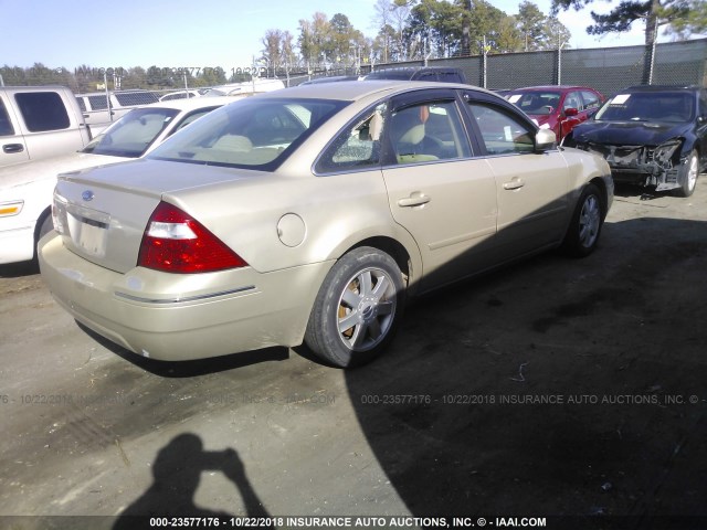 1FAHP23186G140172 - 2006 FORD FIVE HUNDRED SE SILVER photo 4