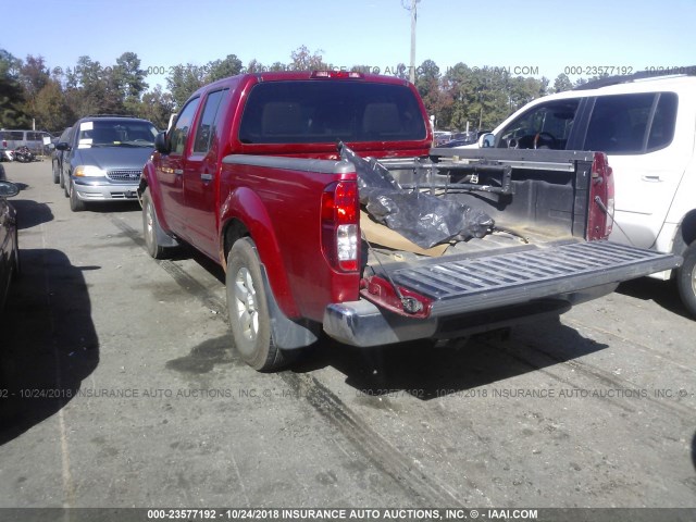 1N6AD0EV4AC400119 - 2010 NISSAN FRONTIER CREW CAB SE/LE/NISMO RED photo 3