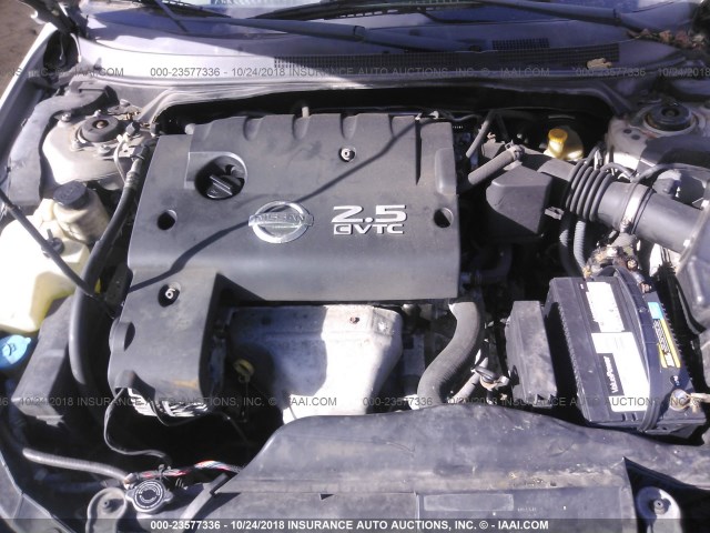 1N4AL11D03C199188 - 2003 NISSAN ALTIMA S/SL SILVER photo 10