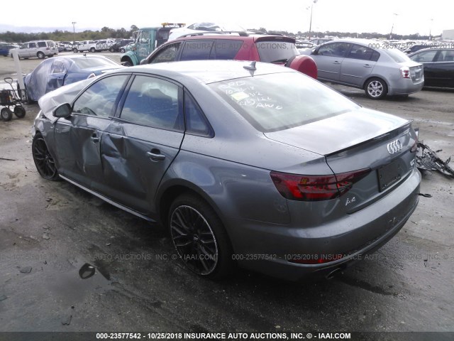 WAUENAF41JA045934 - 2018 AUDI A4 PREMIUM PLUS GRAY photo 3