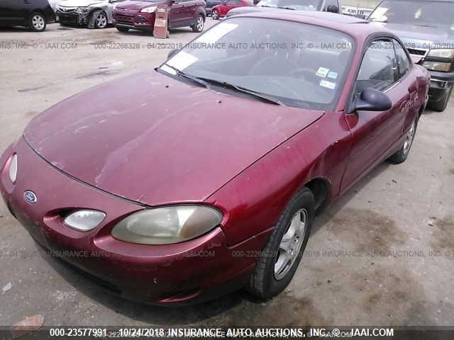 3FAKP1139XR123024 - 1999 FORD ESCORT ZX2/COOL/HOT MAROON photo 2