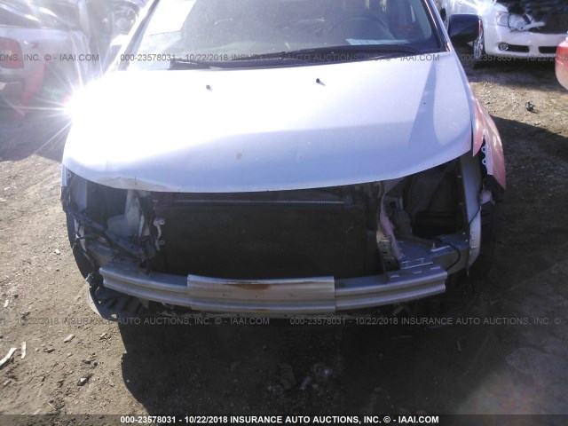 5FNRL5H61BB085956 - 2011 HONDA ODYSSEY EXL SILVER photo 6