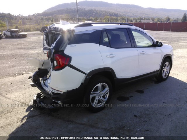 3GKALTEXXJL318493 - 2018 GMC TERRAIN SLE WHITE photo 4