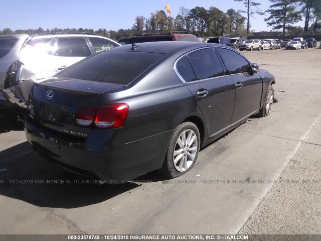 JTHCE96S480015932 - 2008 LEXUS GS 350 GRAY photo 4