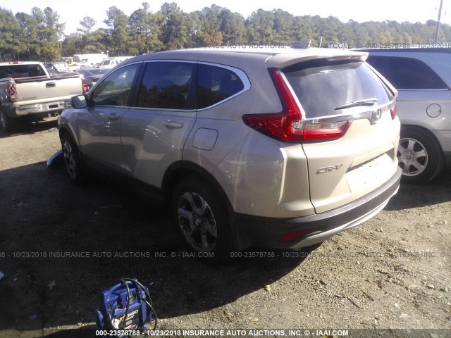 5J6RW2H85JL016992 - 2018 HONDA CR-V EXL BROWN photo 3