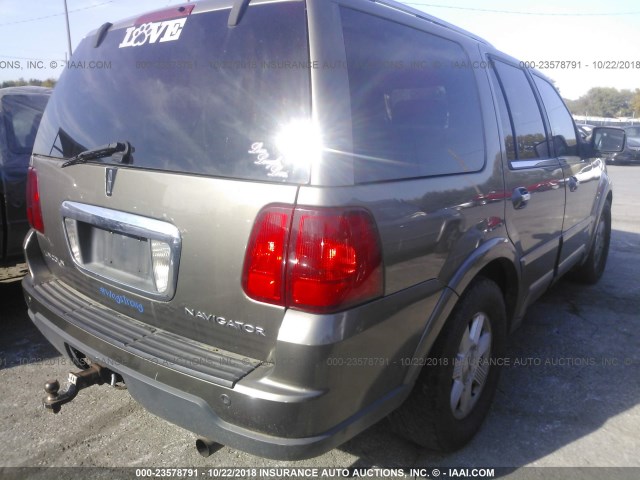 5LMFU28R64LJ04048 - 2004 LINCOLN NAVIGATOR Қоңыр фото 4