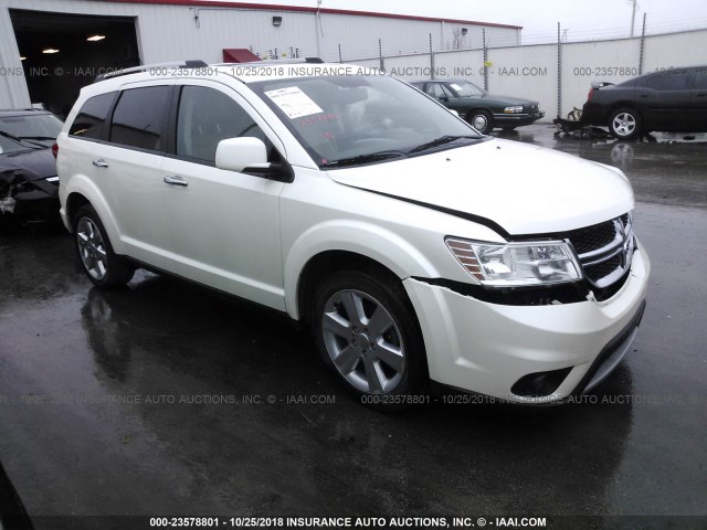 3C4PDCDG2DT604119 - 2013 DODGE JOURNEY CREW WHITE photo 1