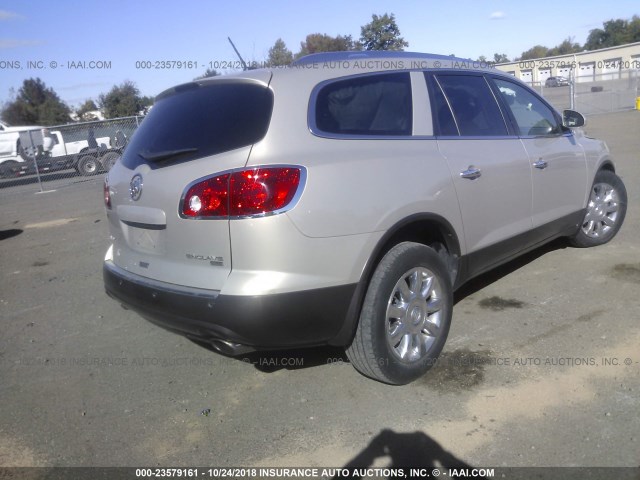 5GAKRBED0BJ153207 - 2011 BUICK ENCLAVE CXL TAN photo 4