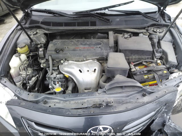 4T1BE46K29U326832 - 2009 TOYOTA CAMRY SE/LE/XLE GRAY photo 10