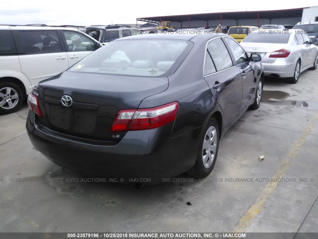 4T1BE46K29U326832 - 2009 TOYOTA CAMRY SE/LE/XLE GRAY photo 4