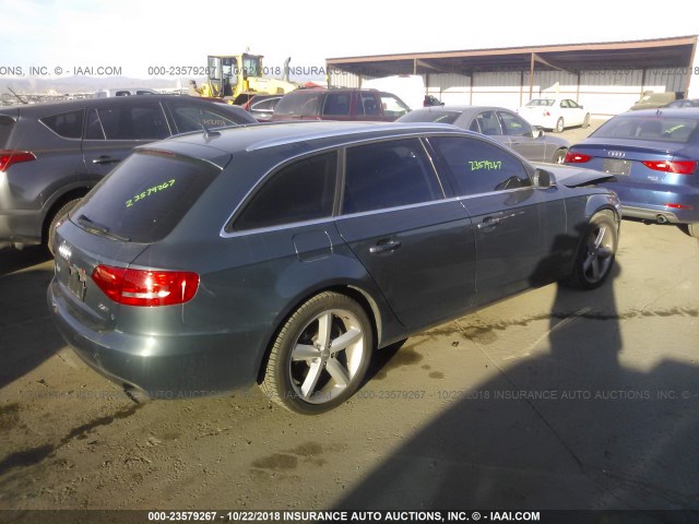 WAUWFAFL4AA168121 - 2010 AUDI A4 PREMIUM PLUS GRAY photo 4