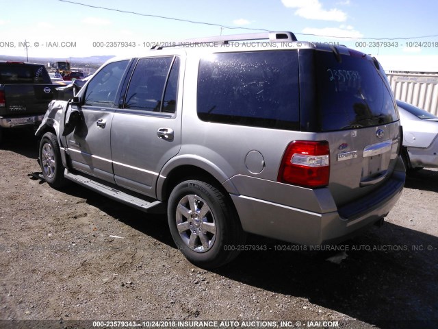 1FMFU15508LA72718 - 2008 FORD EXPEDITION XLT GRAY photo 3