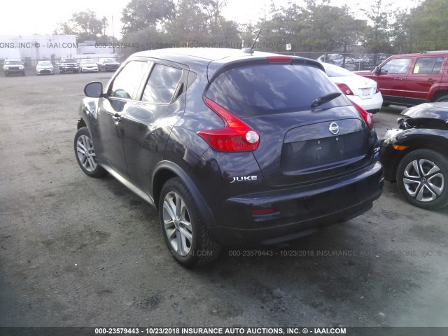 JN8AF5MV8CT115894 - 2012 NISSAN JUKE S/SV/SL BLACK photo 3