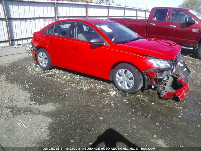 1G1PA5SH1E7427805 - 2014 CHEVROLET CRUZE LS RED photo 1