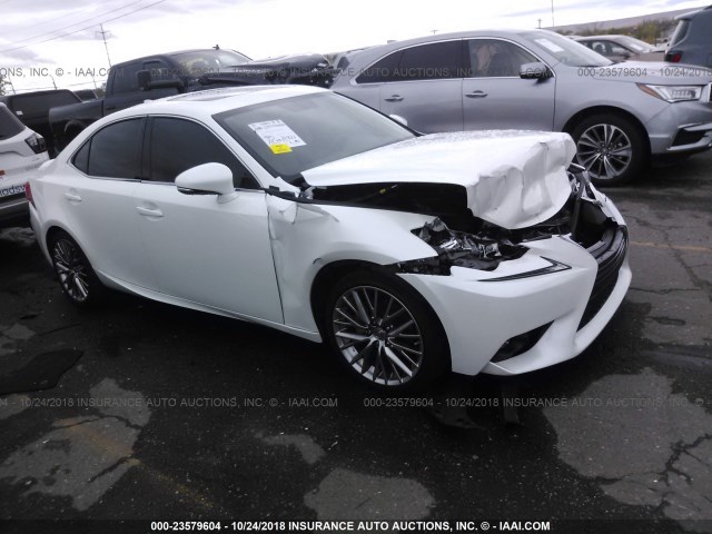 JTHCF1D23F5020816 - 2015 LEXUS IS 250 WHITE photo 1