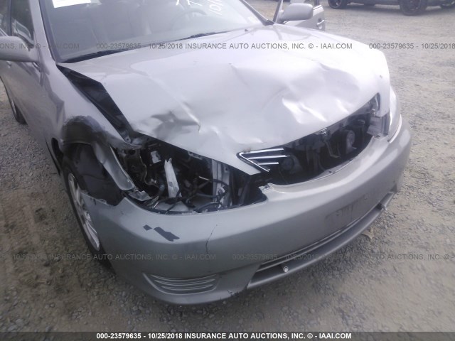 4T1BF32K15U604210 - 2005 TOYOTA CAMRY LE/XLE/SE Pewter photo 6